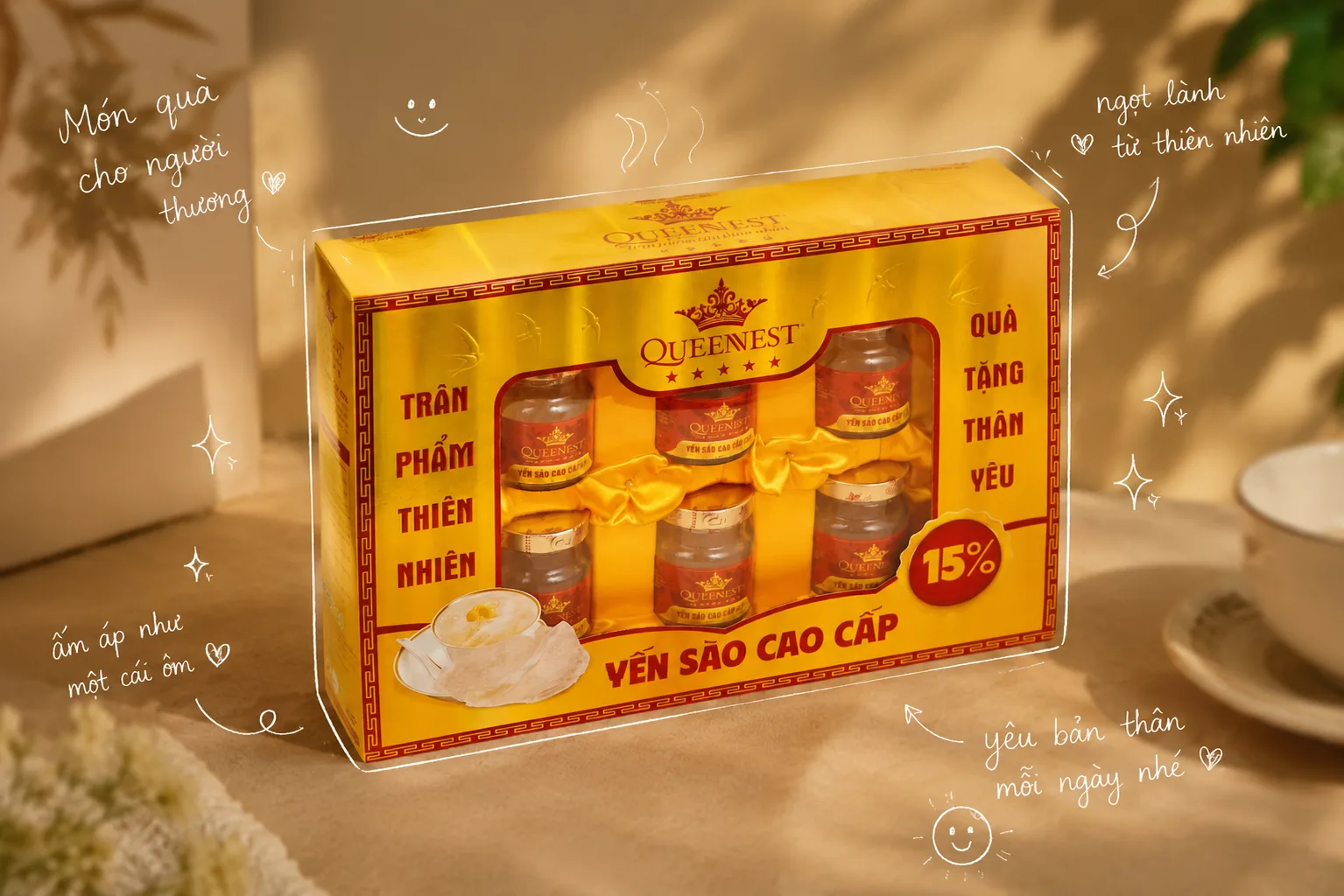 Nước yến sào 15%